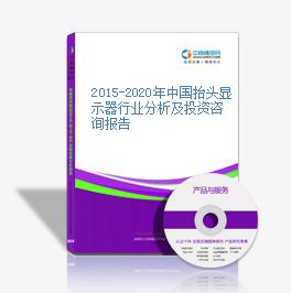 2015-2020年中國抬頭顯示器行業分析及投資咨詢報告