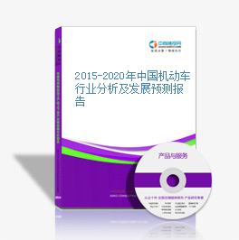 2015-2020年中國機動車行業分析及發展預測報告