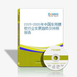2015-2020年中國車用腰枕行業發展趨勢及預測報告