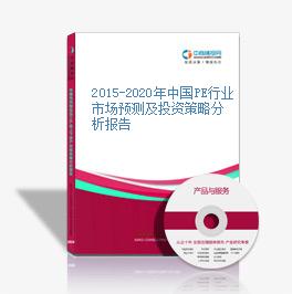 2015-2020年中國PE行業市場預測及投資策略分析報告