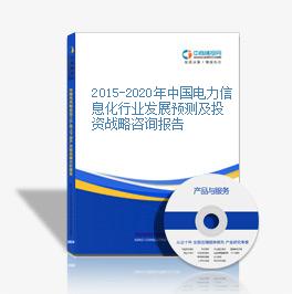 2015-2020年中国电力信息化行业发展预测及投资战略咨询报告