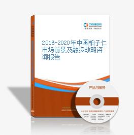 2016-2020年中國柏子仁市場前景及融資戰略咨詢報告