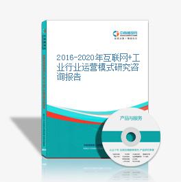 2016-2020年互联网+工业行业运营模式研究咨询报告