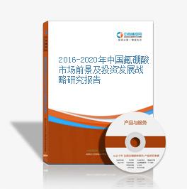 2016-2020年中國氟硼酸市場前景及投資發展戰略研究報告