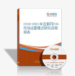 2016-2021年互聯網+3G市場運營模式研究咨詢報告
