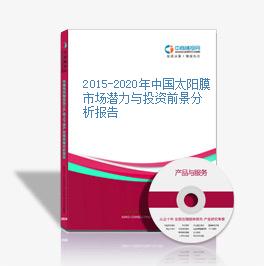 2015-2020年中国太阳膜市场潜力与投资前景分析报告