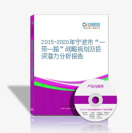 2015-2020年寧波市“一帶一路”戰略規劃及投資潛力分析報告