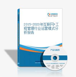 2015-2020年互聯網+工程管理行業運營模式分析報告
