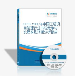 2015-2020年中国工程项目管理行业市场竞争与发展前景预测分析报告