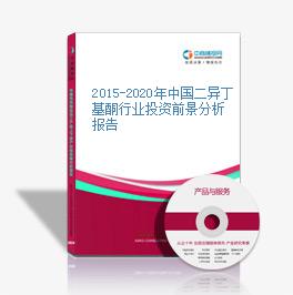 2015-2020年中國二異丁基酮行業投資前景分析報告