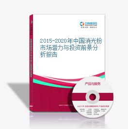 2015-2020年中國消光粉市場潛力與投資前景分析報告