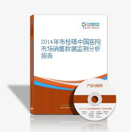 2014年布桂嗪中国医院市场销售数据监测分析报告