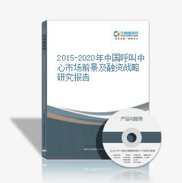 2015-2020年中國呼叫中心市場前景及融資戰略研究報告
