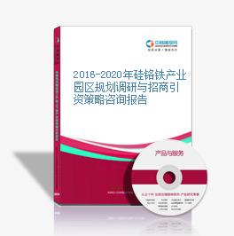 2016-2020年硅铬铁产业园区规划调研与招商引资策略咨询报告