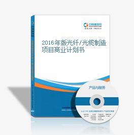 2016年版光纤/光缆制造项目商业计划书