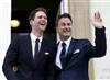 卢森堡首相与同性伴侣大婚 “第一先生”高大英俊颜值高