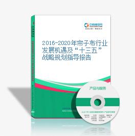 2016-2020年簾子布行業發展機遇及“十三五”戰略規劃指導報告