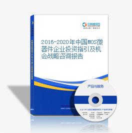 2016-2020年中國MOS微器件企業投資指引及機會戰略咨詢報告