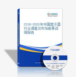 2016-2020年中国显示器行业调查及市场前景咨询报告
