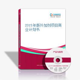 2015年版外加剂项目商业计划书