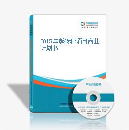 2015年版磅秤項目商業計劃書