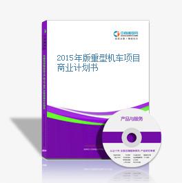 2015年版重型机车项目商业计划书