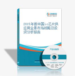 2015年版中国ic芯片供应商全景市场战略及投资分析报告