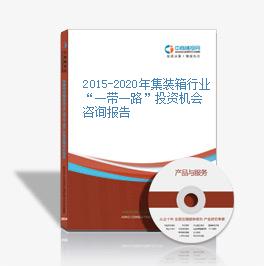 2015-2020年集裝箱行業“一帶一路”投資機會咨詢報告