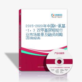 2015-2020年中国6-氨基-1，3 双甲基尿嘧啶行业市场前景及融资战略咨询报告