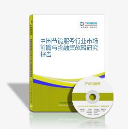 中国节能服务行业市场前瞻与投融资战略研究报告