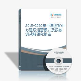 2015-2020年中國創客中心建設運營模式及投融資戰略研究報告