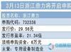 2015年3月13日（今天）浙江鼎力新股发行一览表
